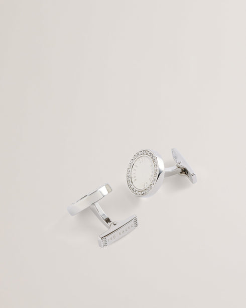 CRUZ-Cufflinks-Round Crystal Cufflinks- Ted Baker Romania